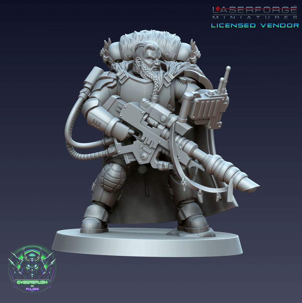 Sniper Squad (3) - Space Vikings Cyberbrush 3D Pulse