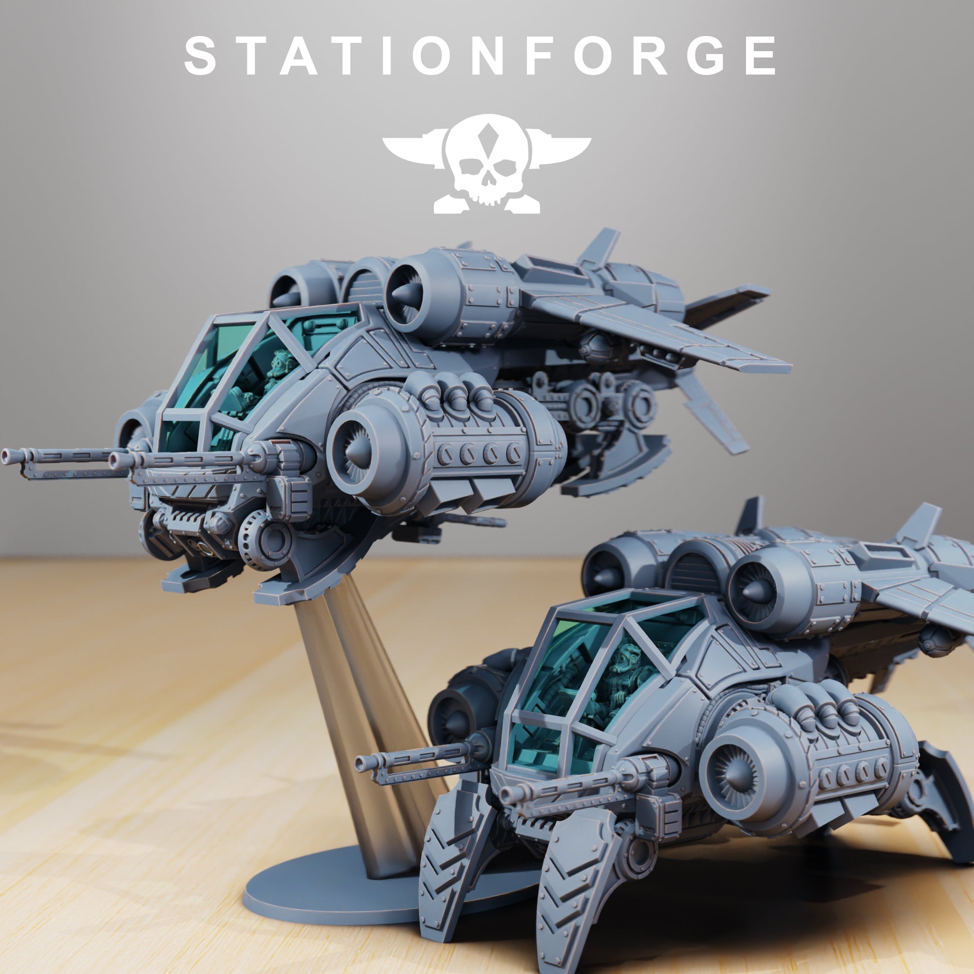 Scavenger Gunship Stationforge