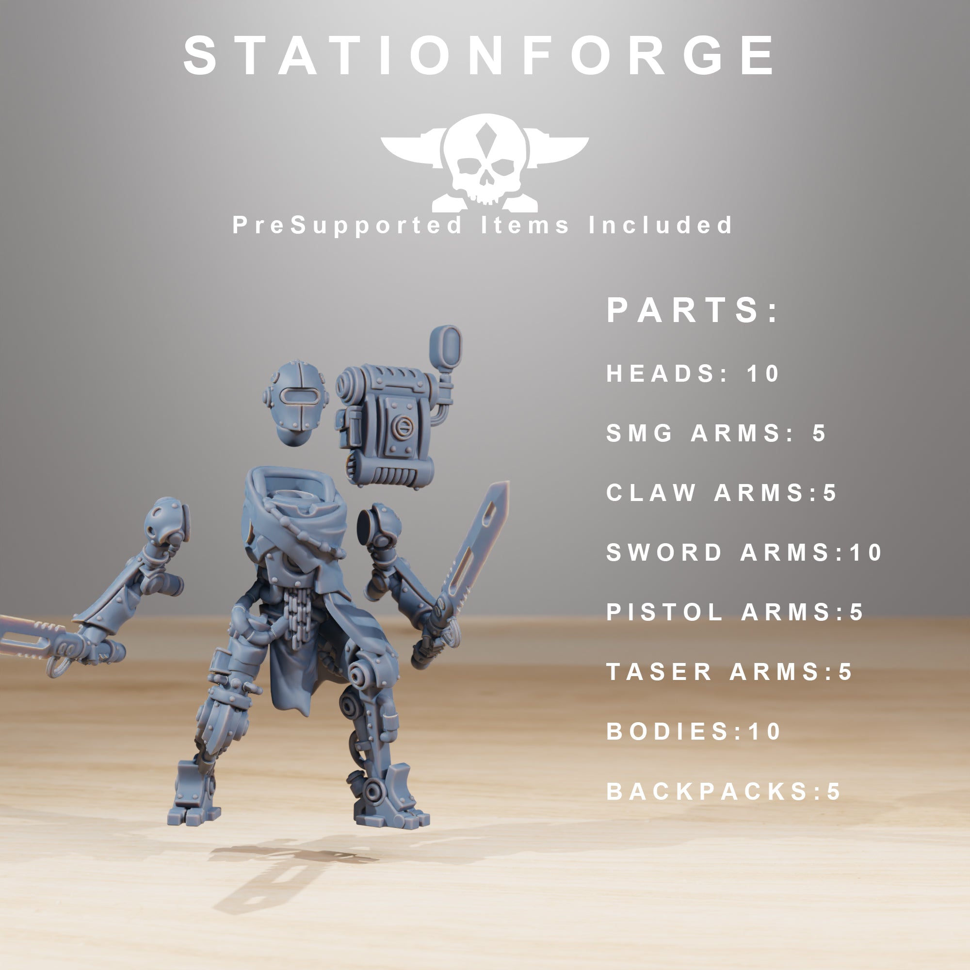 Scavenger Junkbots (10) Stationforge