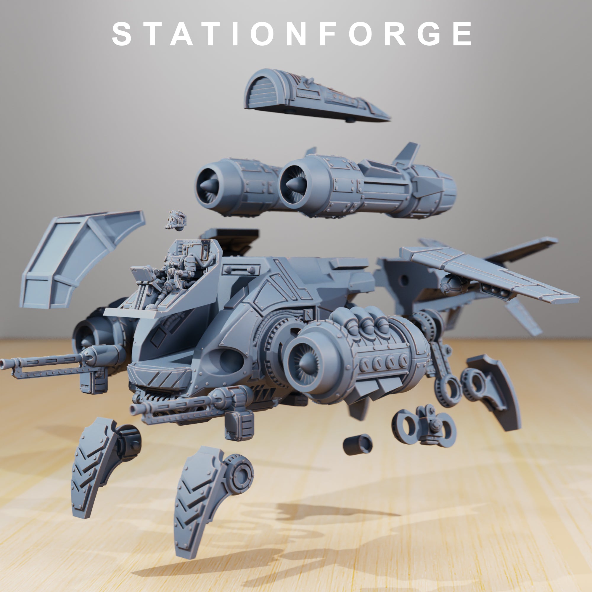 Scavenger Gunship Stationforge