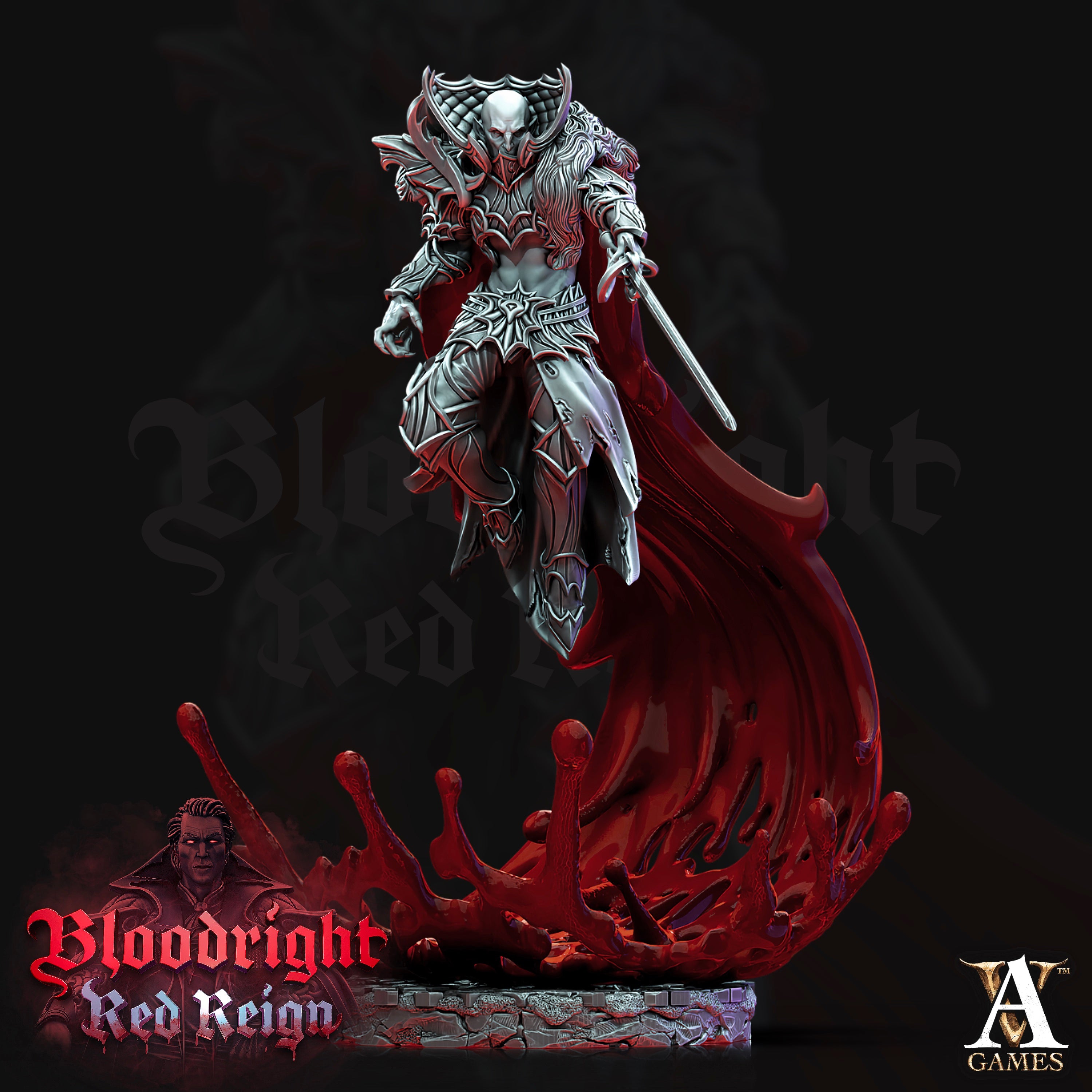 Bloodcloaks Unit (4) - Bloodright Vampires Archvillain Games