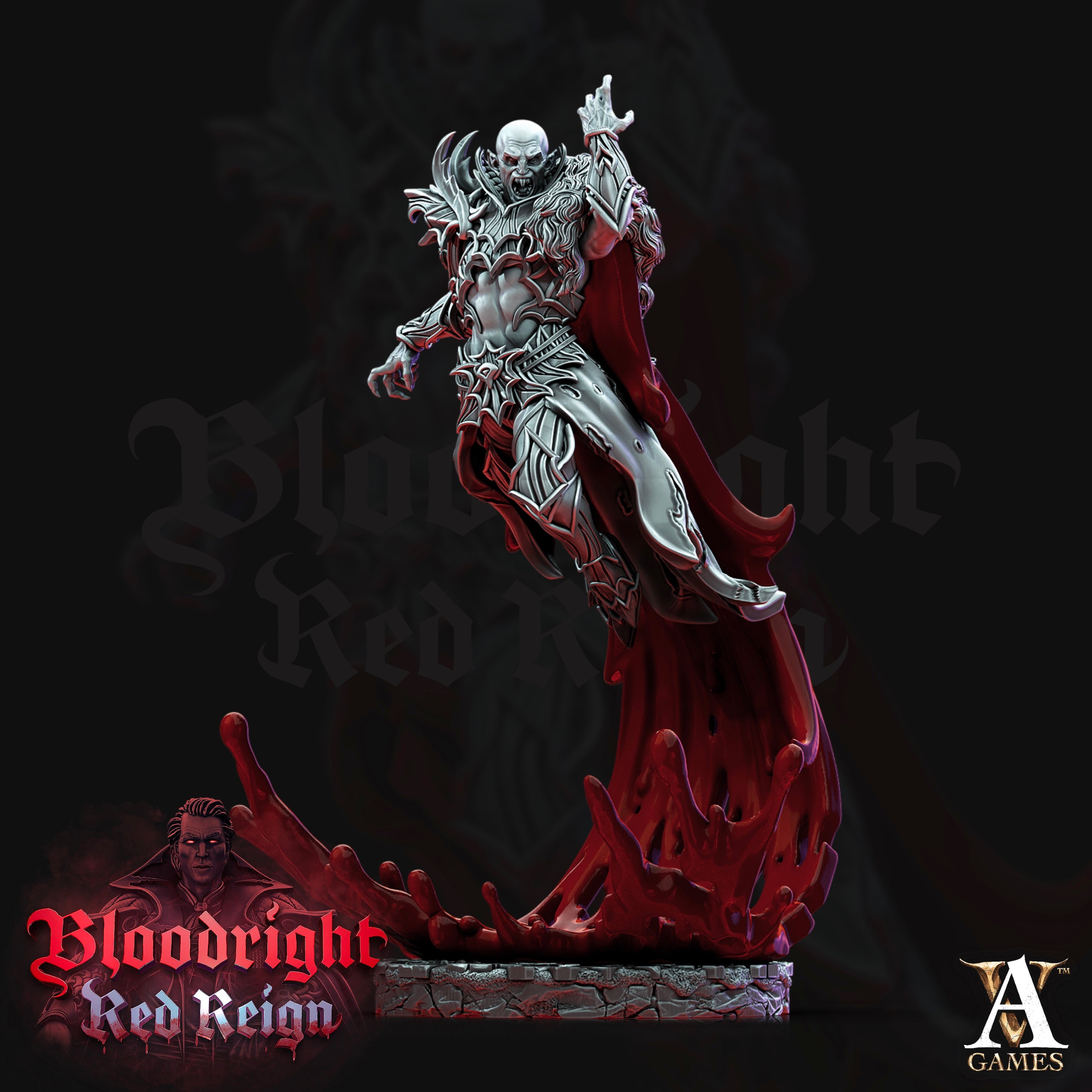 Bloodcloaks Unit (4) - Bloodright Vampires Archvillain Games