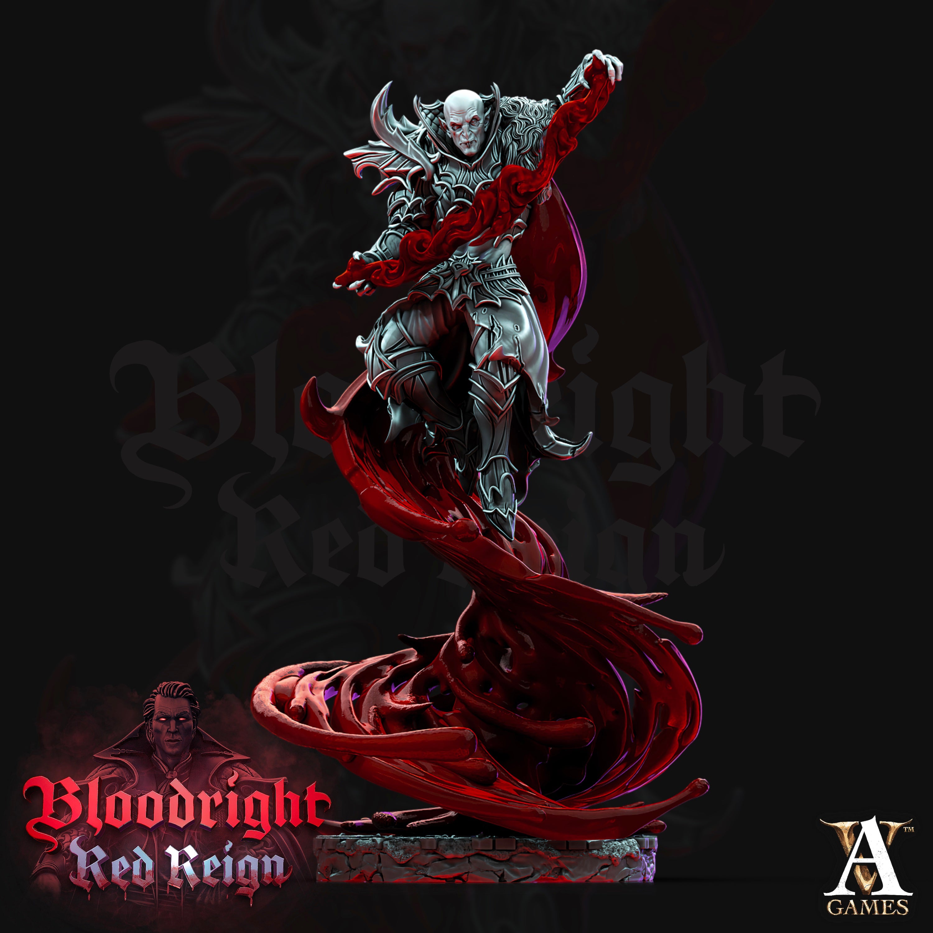 Bloodcloaks Unit (4) - Bloodright Vampires Archvillain Games