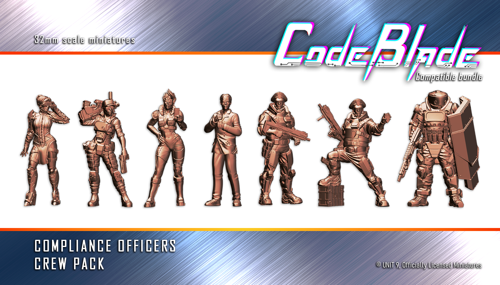 Compliance Officers Crew Pack - CodeBlade compatible Unit 9