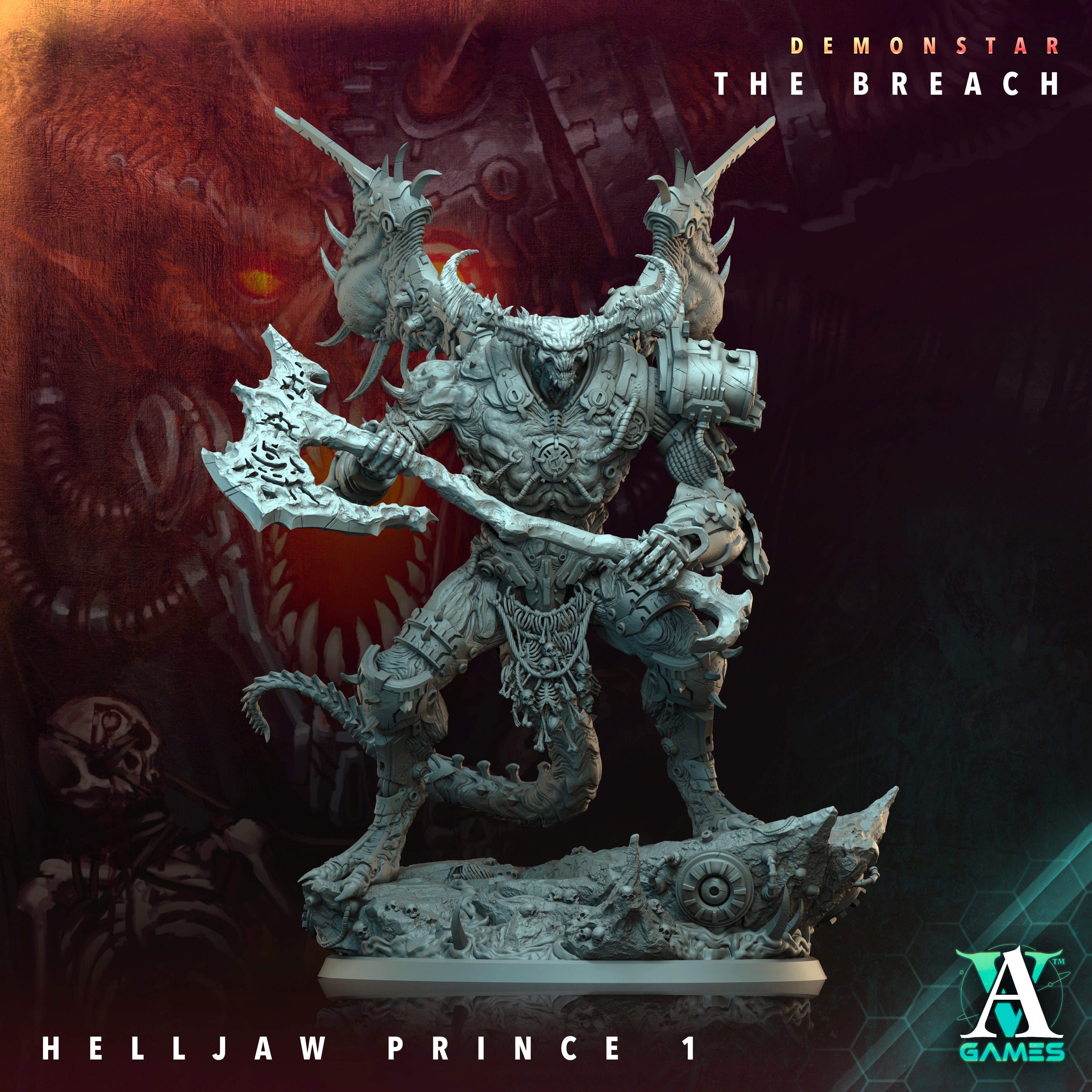 Helljaw Princes - Demonstar Scions Archvillain Games