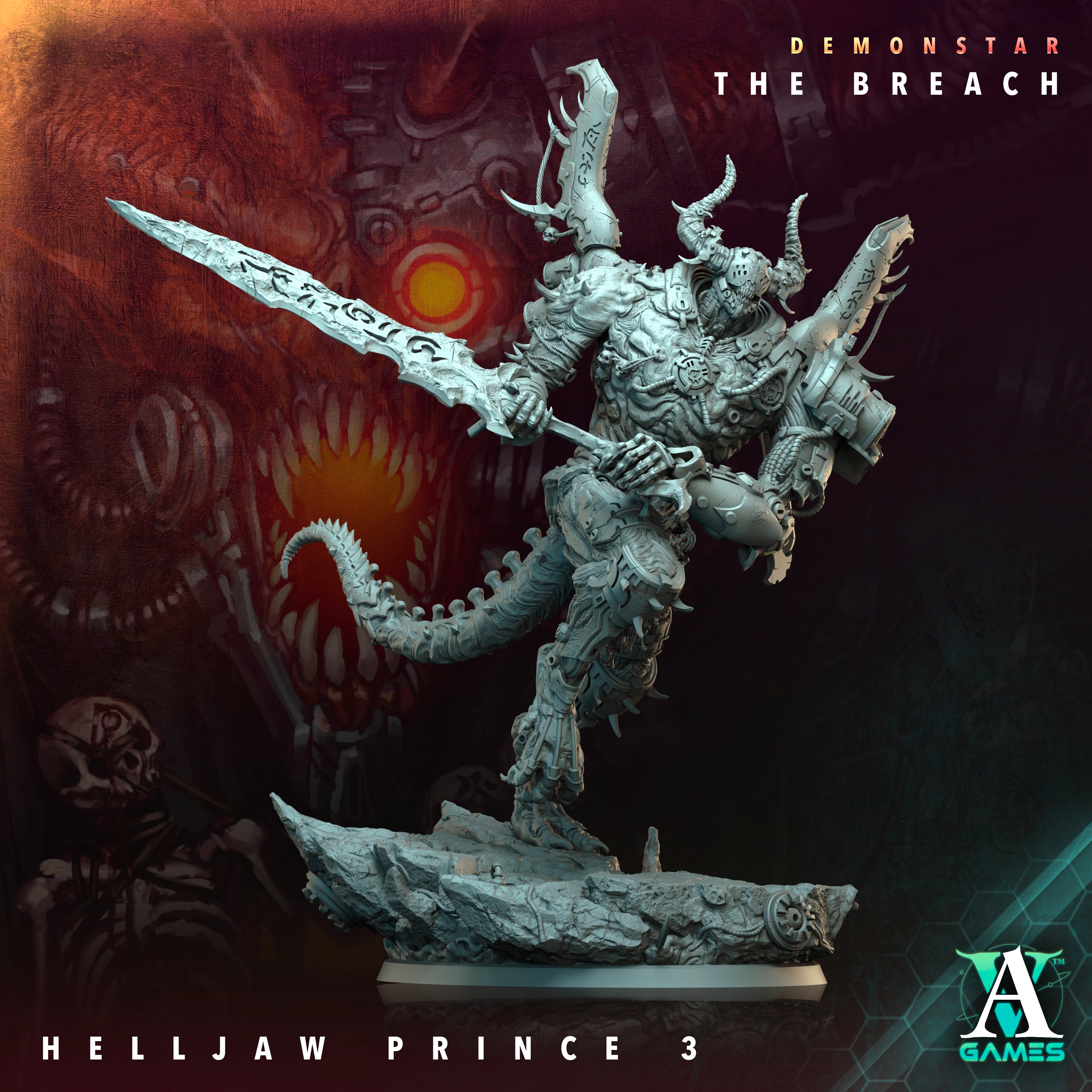 Helljaw Princes - Demonstar Scions Archvillain Games