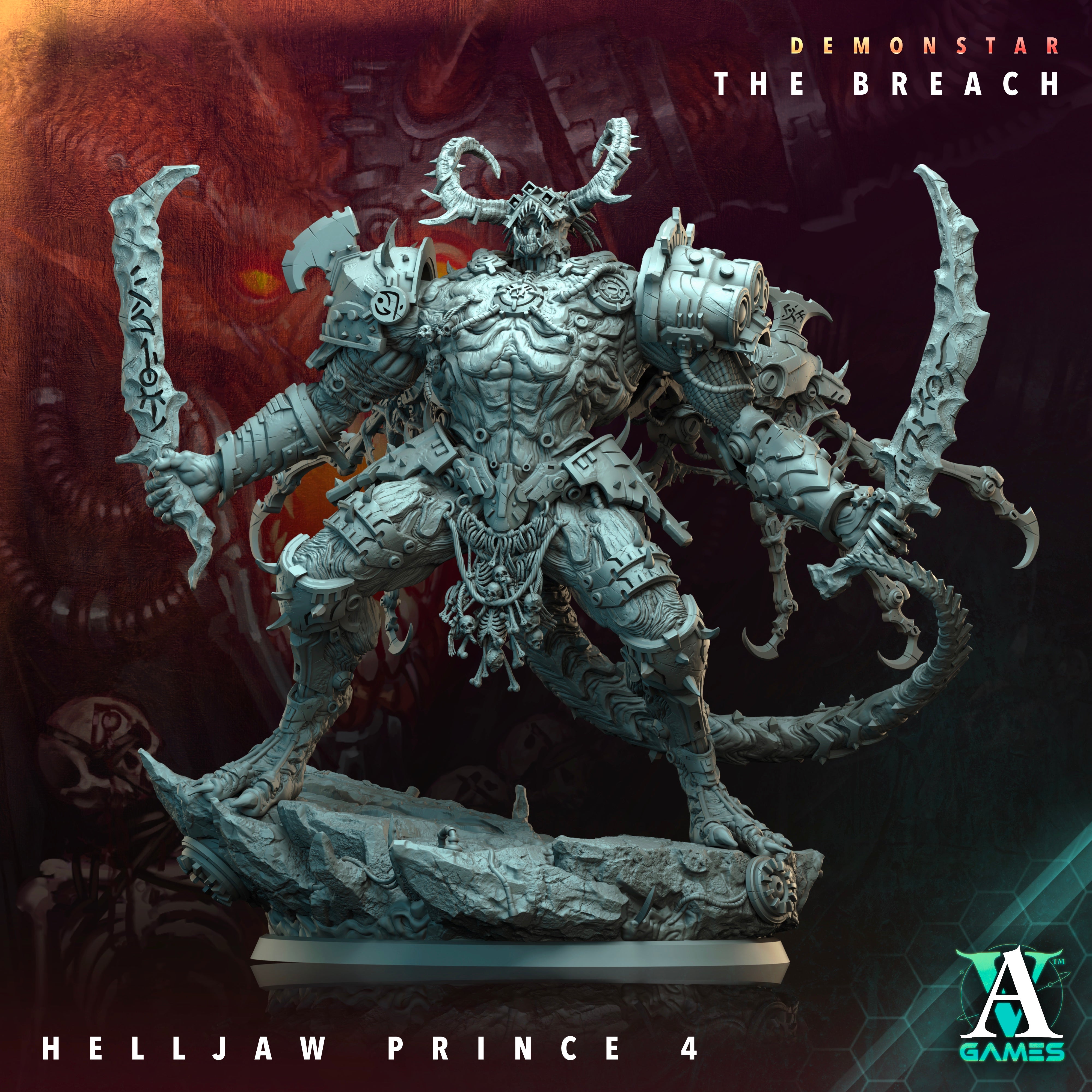 Helljaw Princes - Demonstar Scions Archvillain Games