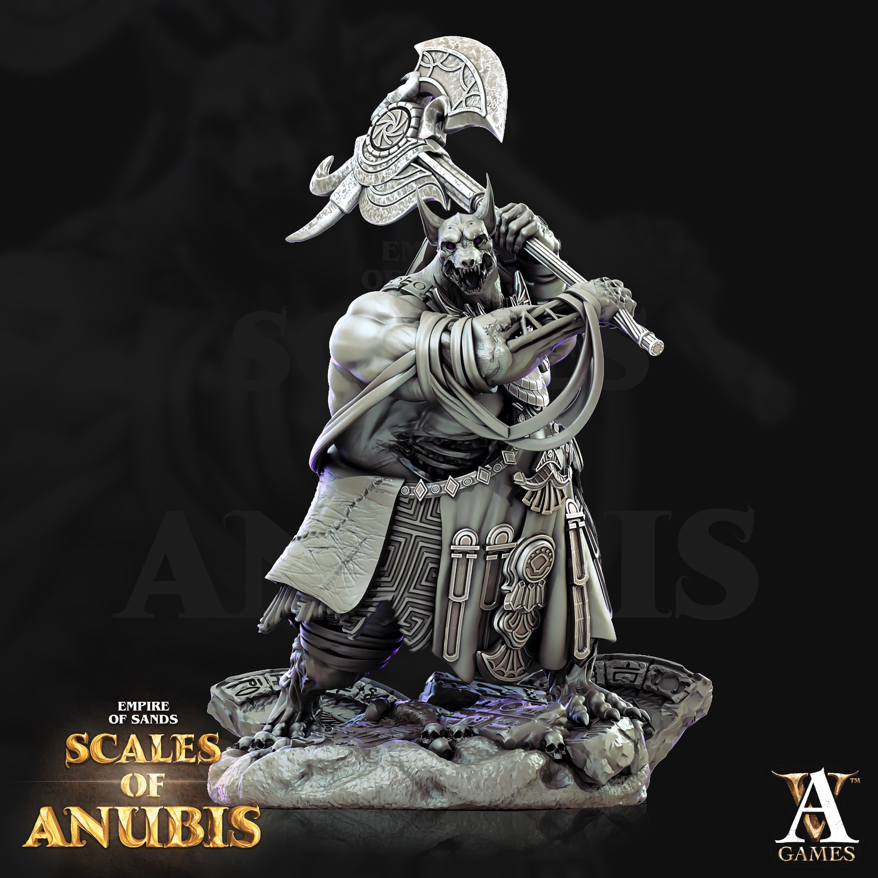 Anubian Brutes (4) - Ankh Overlords Archvillain Games
