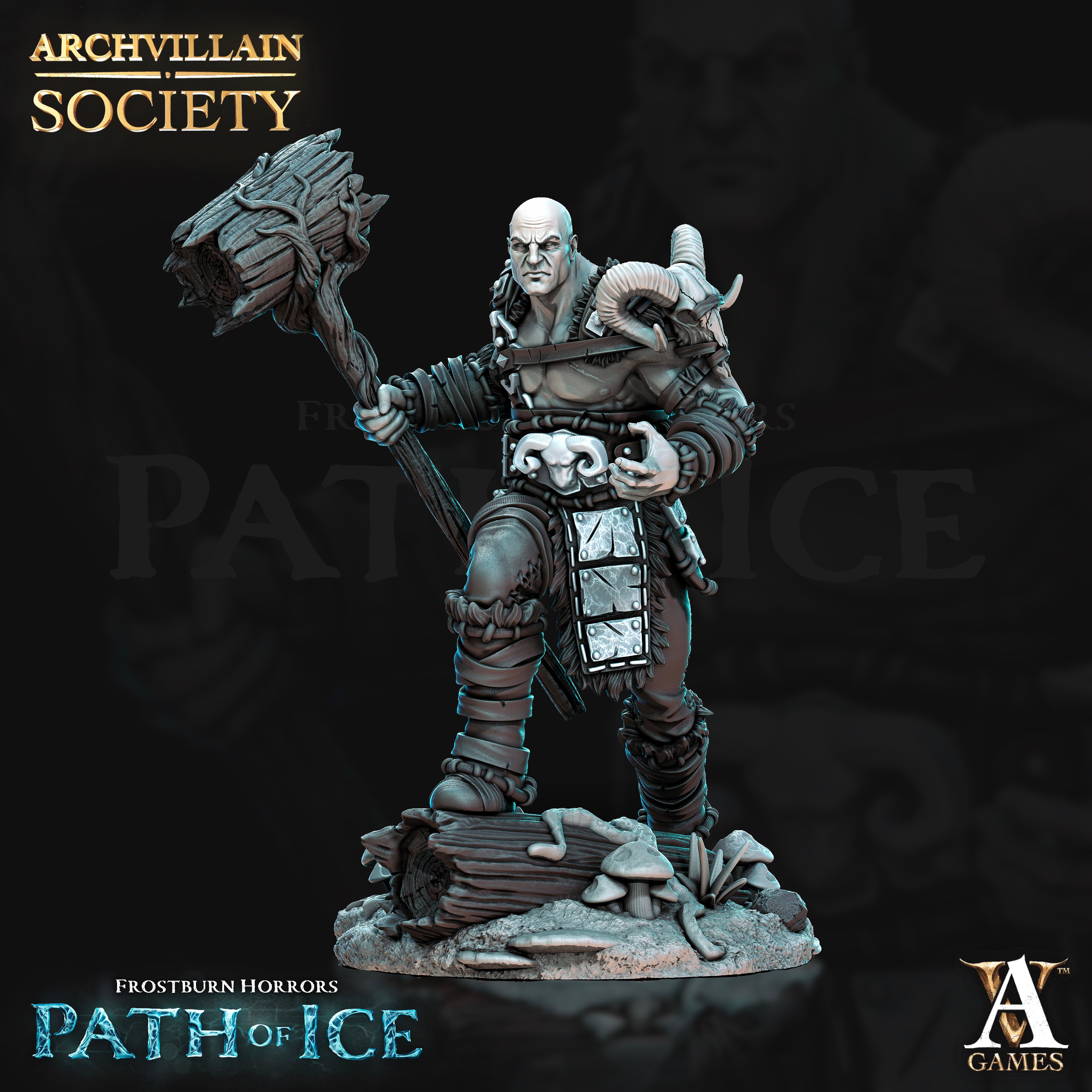 Kailo Hanjarnen - Ice Druid - Frosthowl Horde Archvillain Games