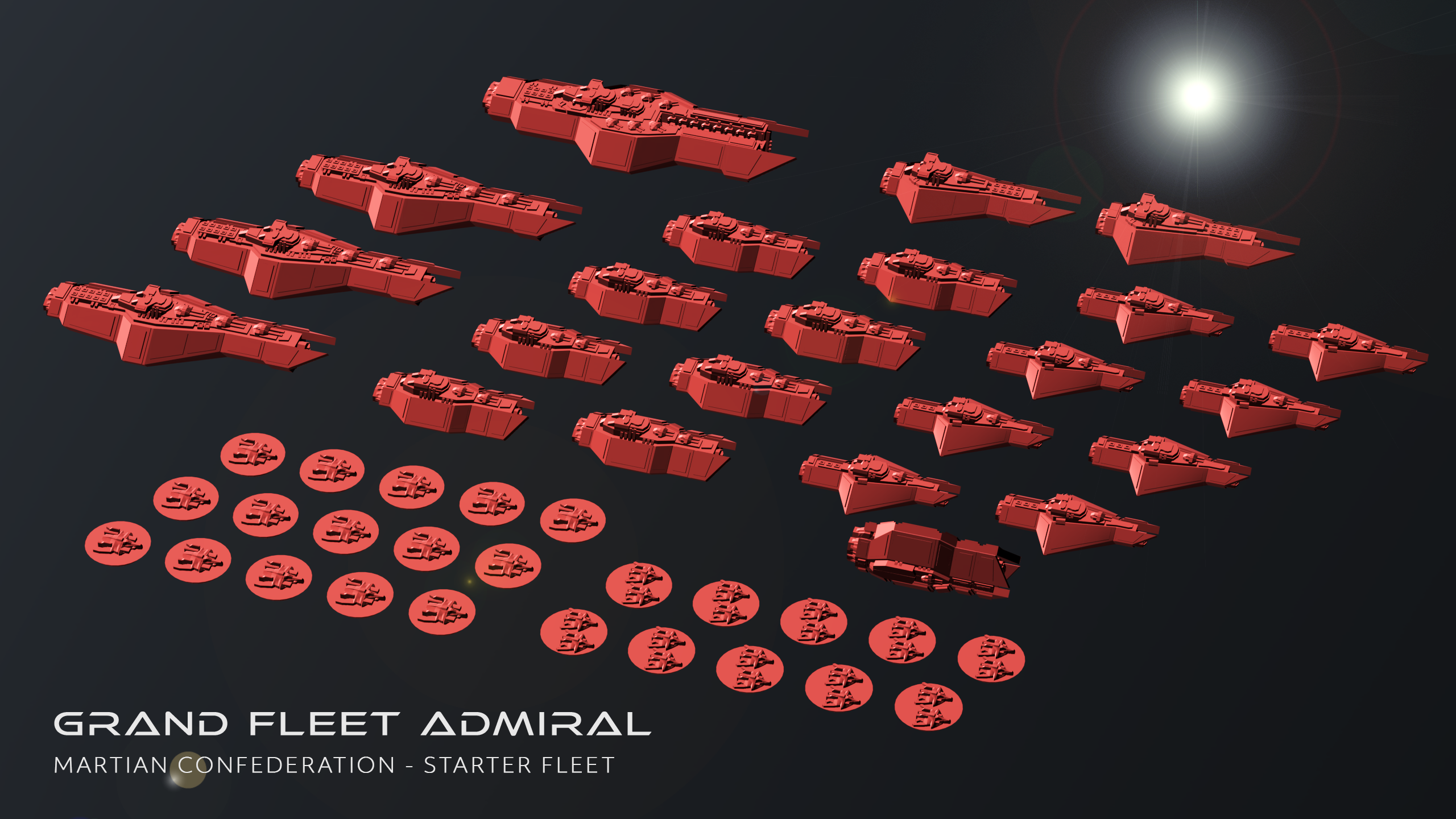 Martian Confederation - Fleet Pack Grand Fleet Admiral