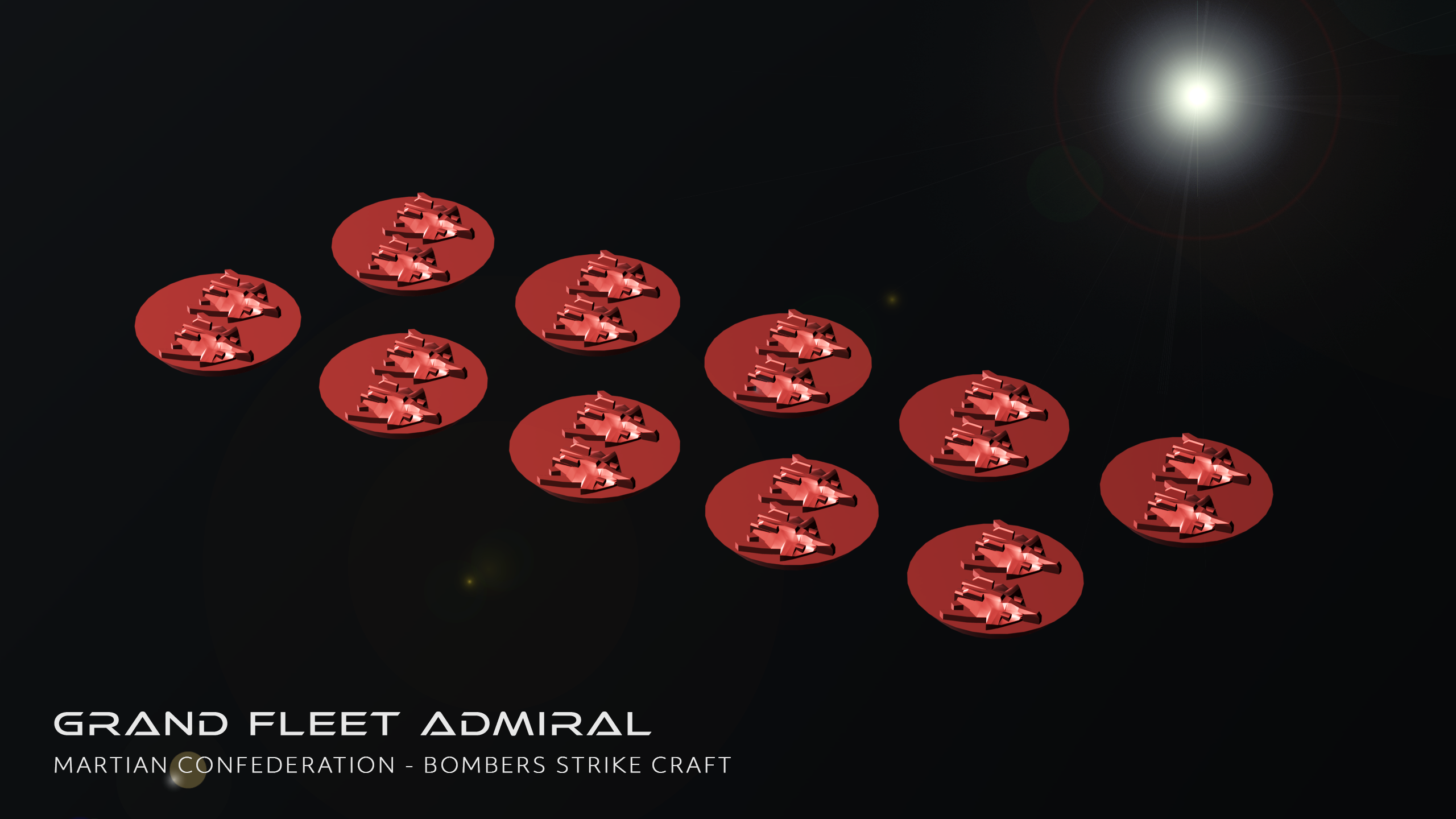 Martian Confederation - Strike Craft Packs (10) Grand Fleet Admiral