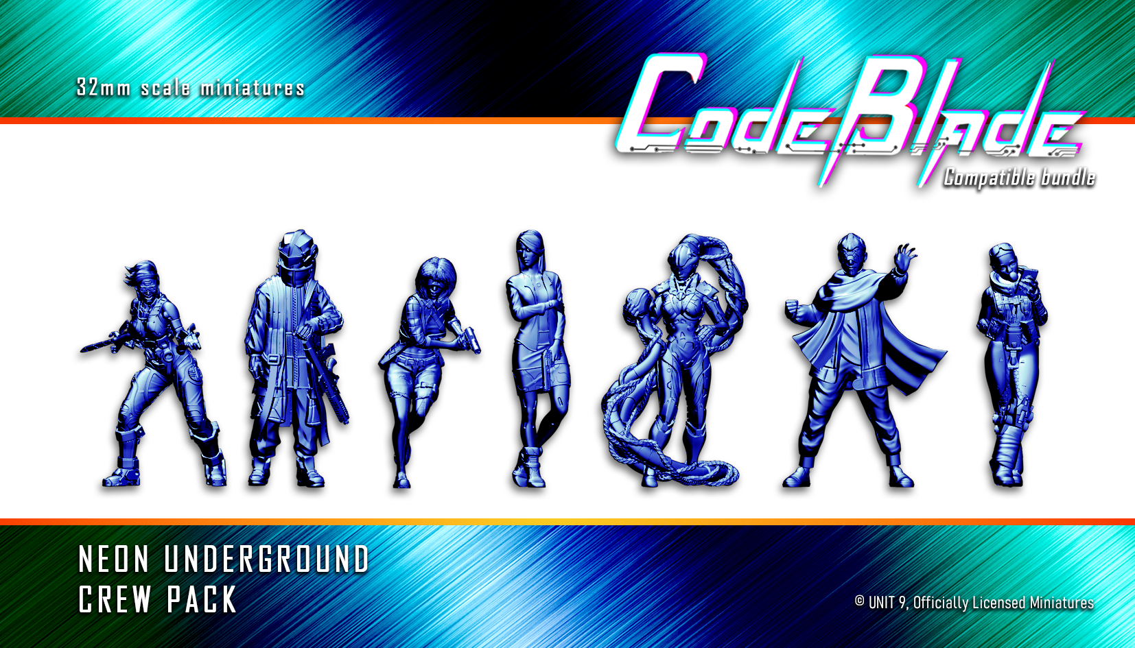 Neon Underground Crew Pack - CodeBlade compatible Unit 9