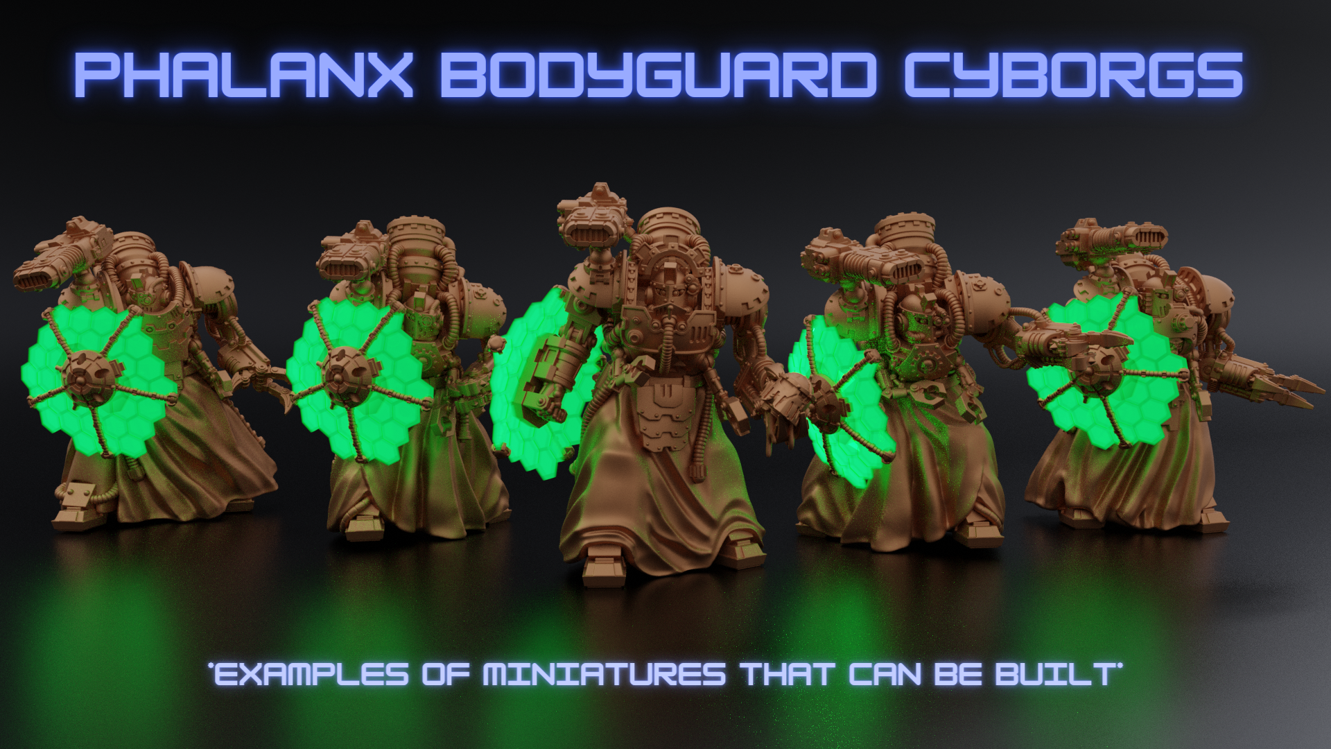 Phalanx Bodyguard Cyborg unit (3) Realm of Gears