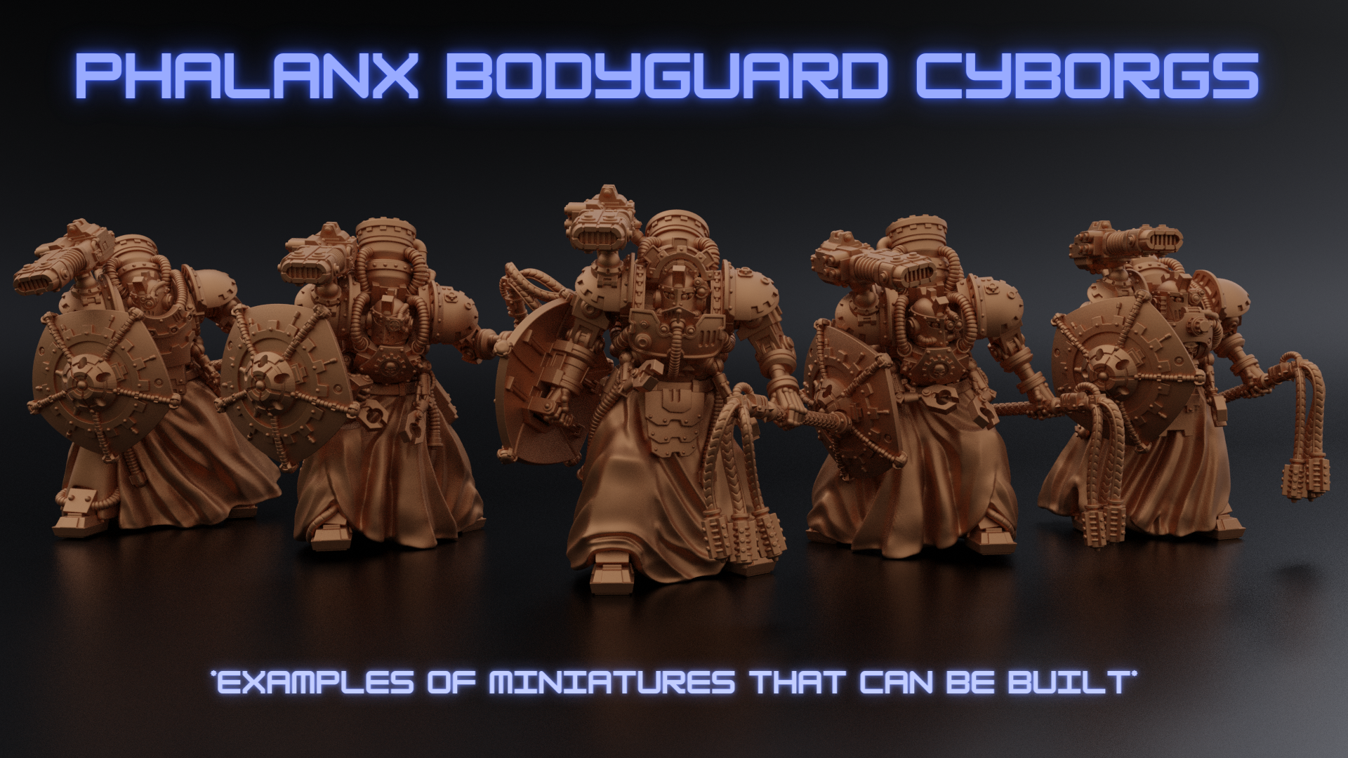 Phalanx Bodyguard Cyborg unit (3) Realm of Gears