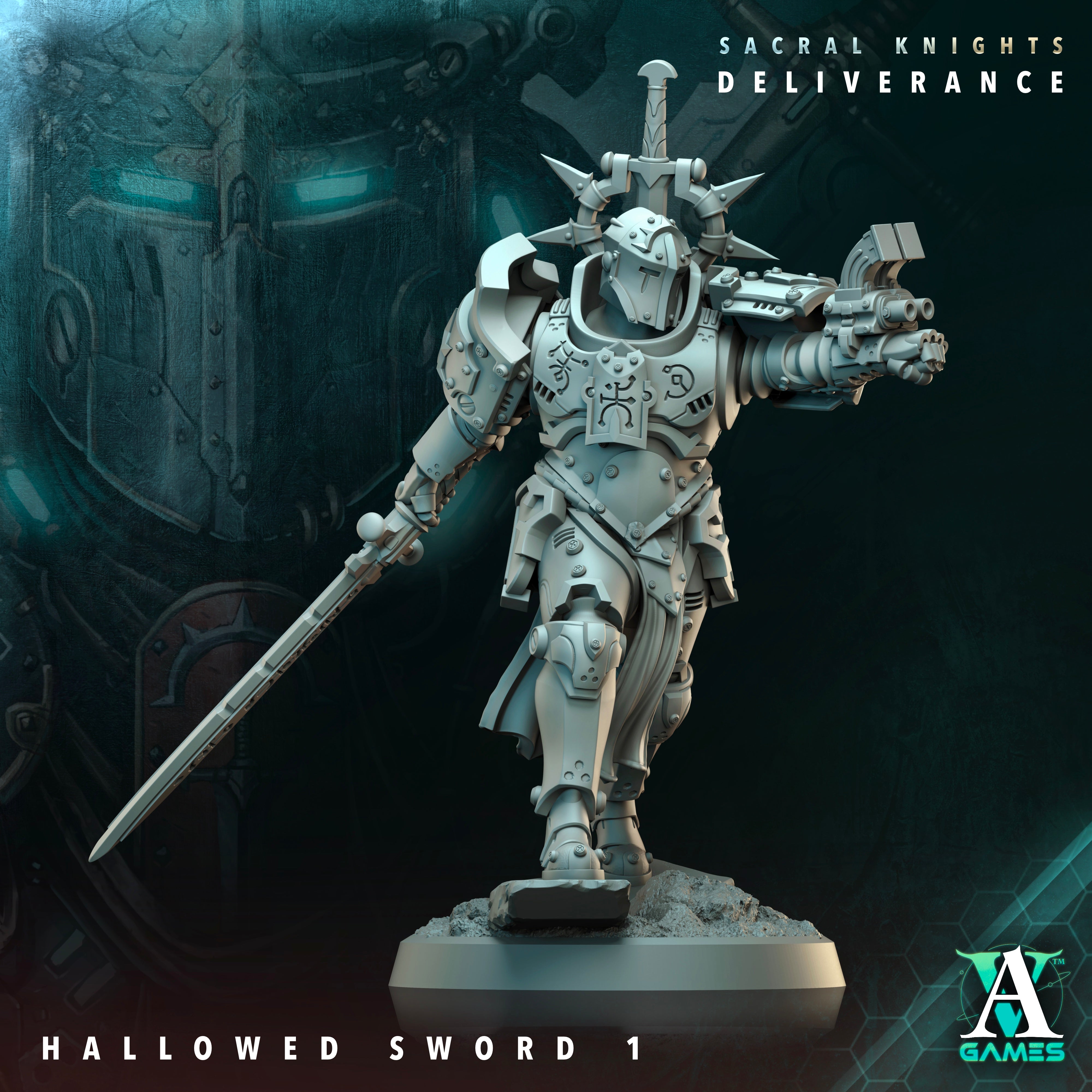 Hallowed Swords Squad (6) - Astral Crusaders Archvillain Games