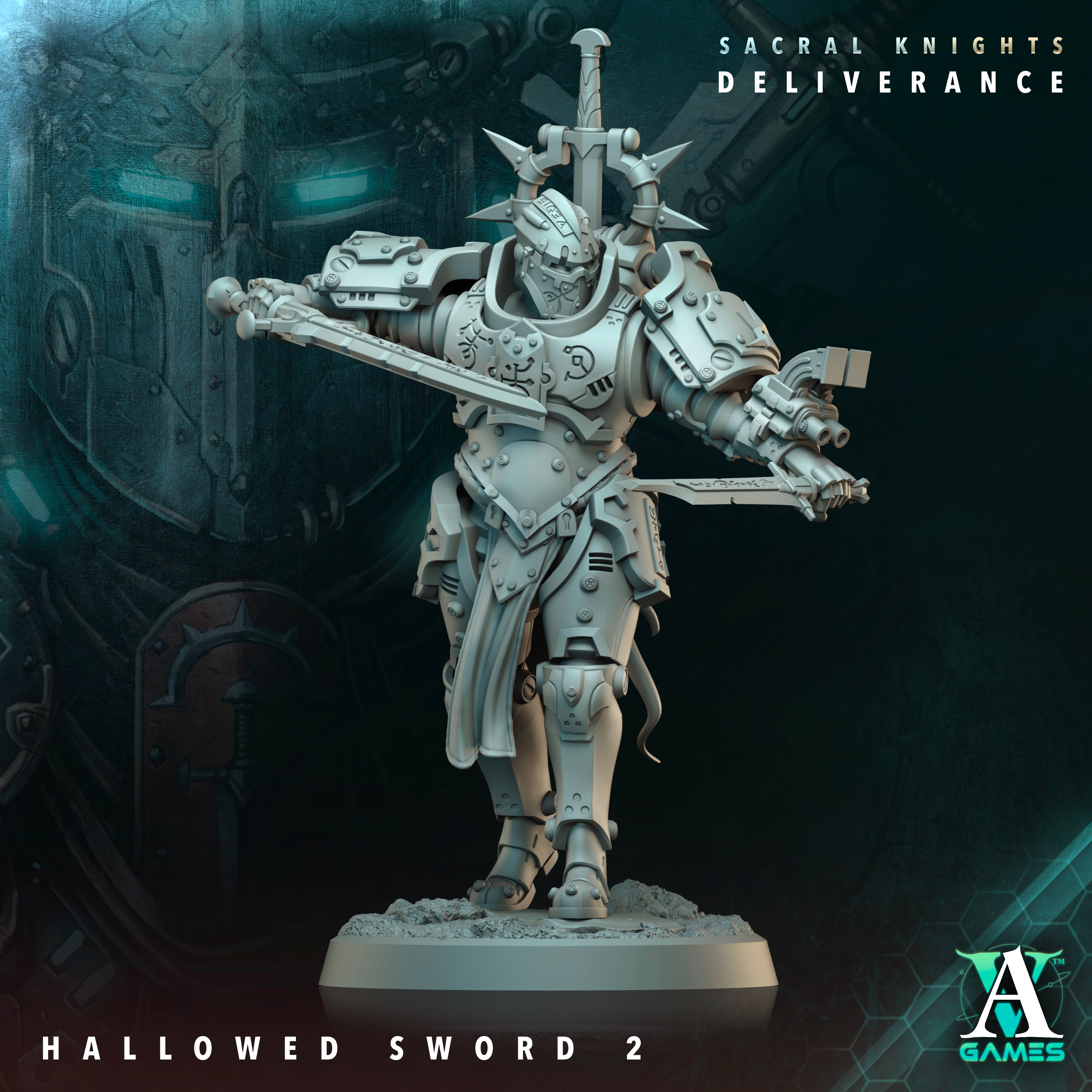 Hallowed Swords Squad (6) - Astral Crusaders Archvillain Games