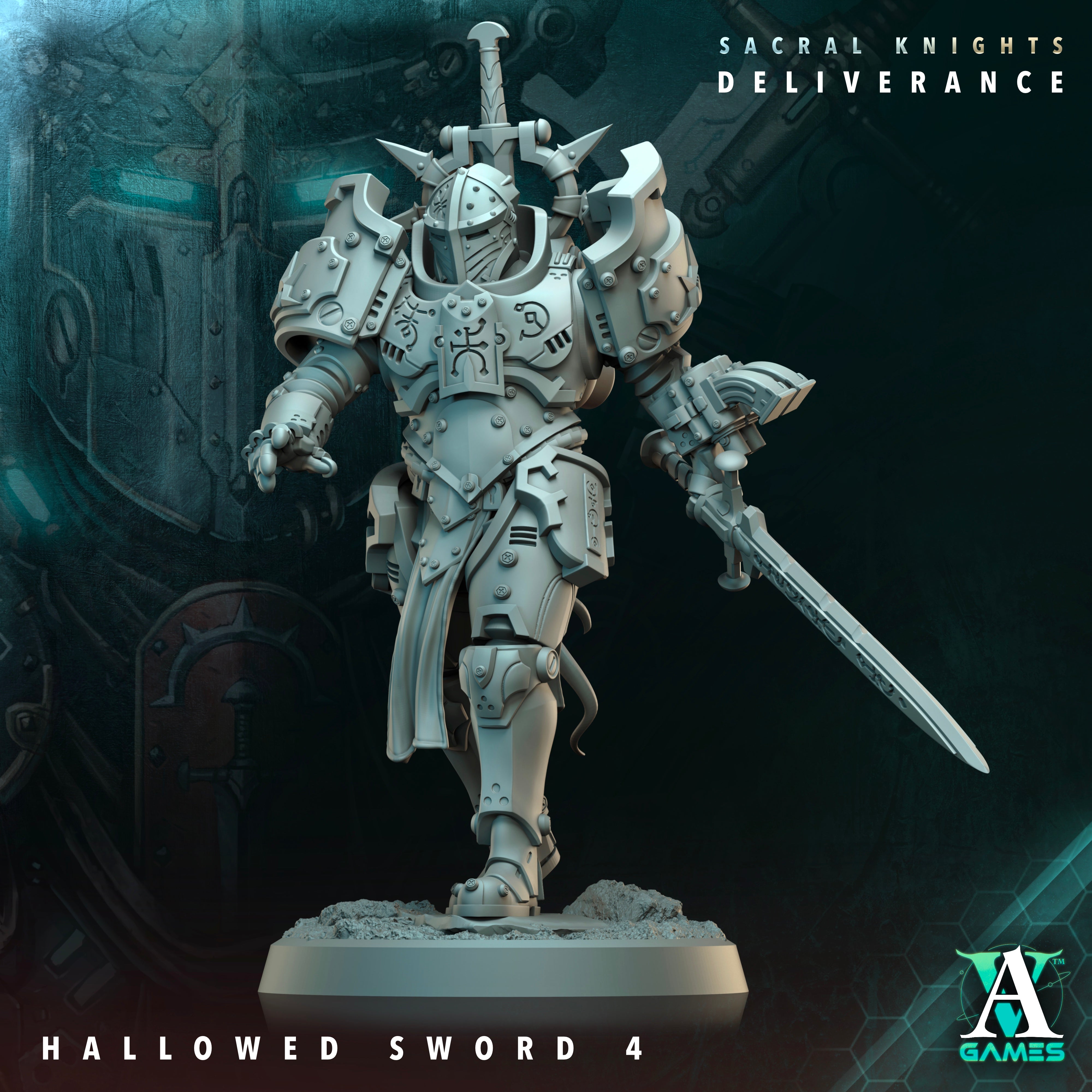 Hallowed Swords Squad (6) - Astral Crusaders Archvillain Games