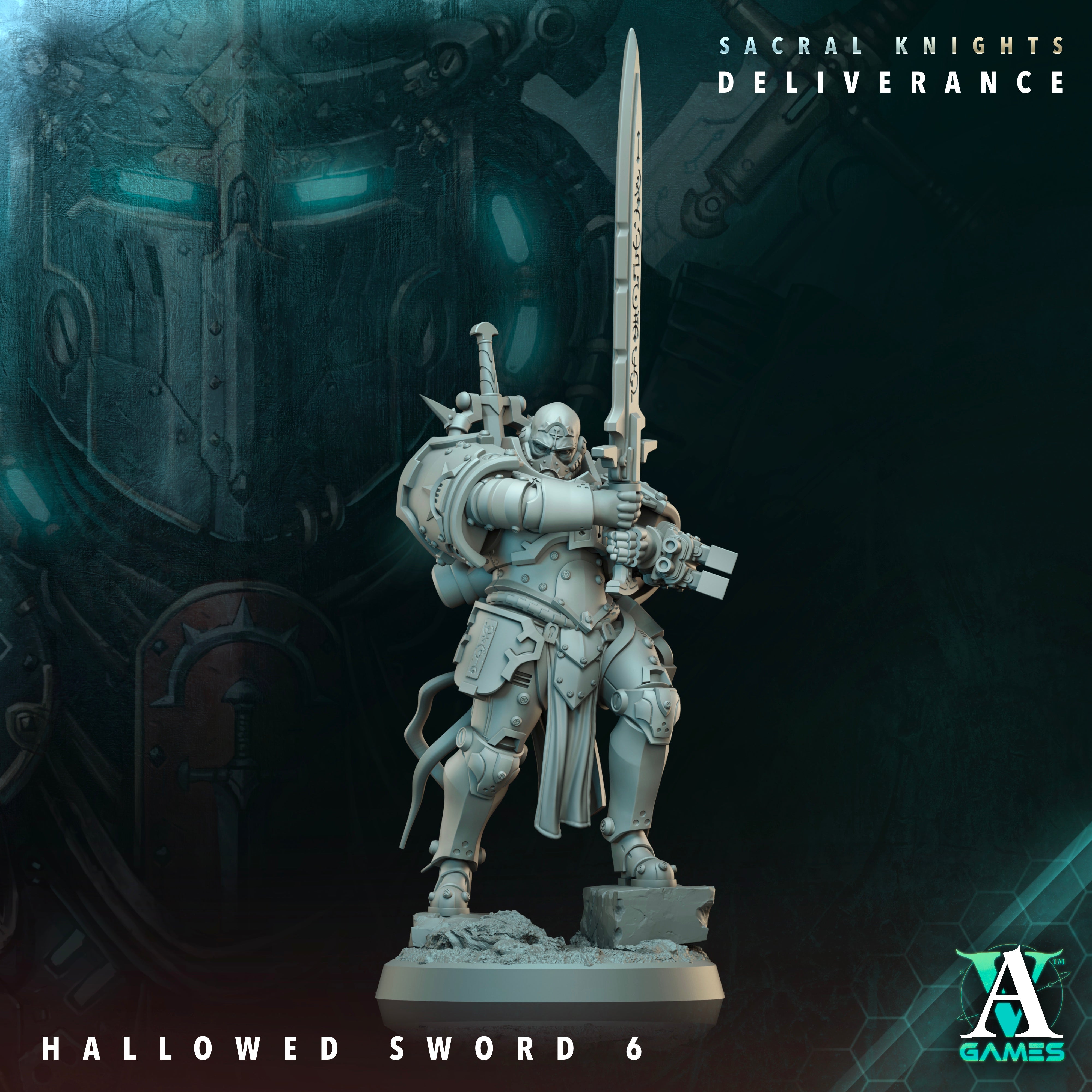 Hallowed Swords Squad (6) - Astral Crusaders Archvillain Games