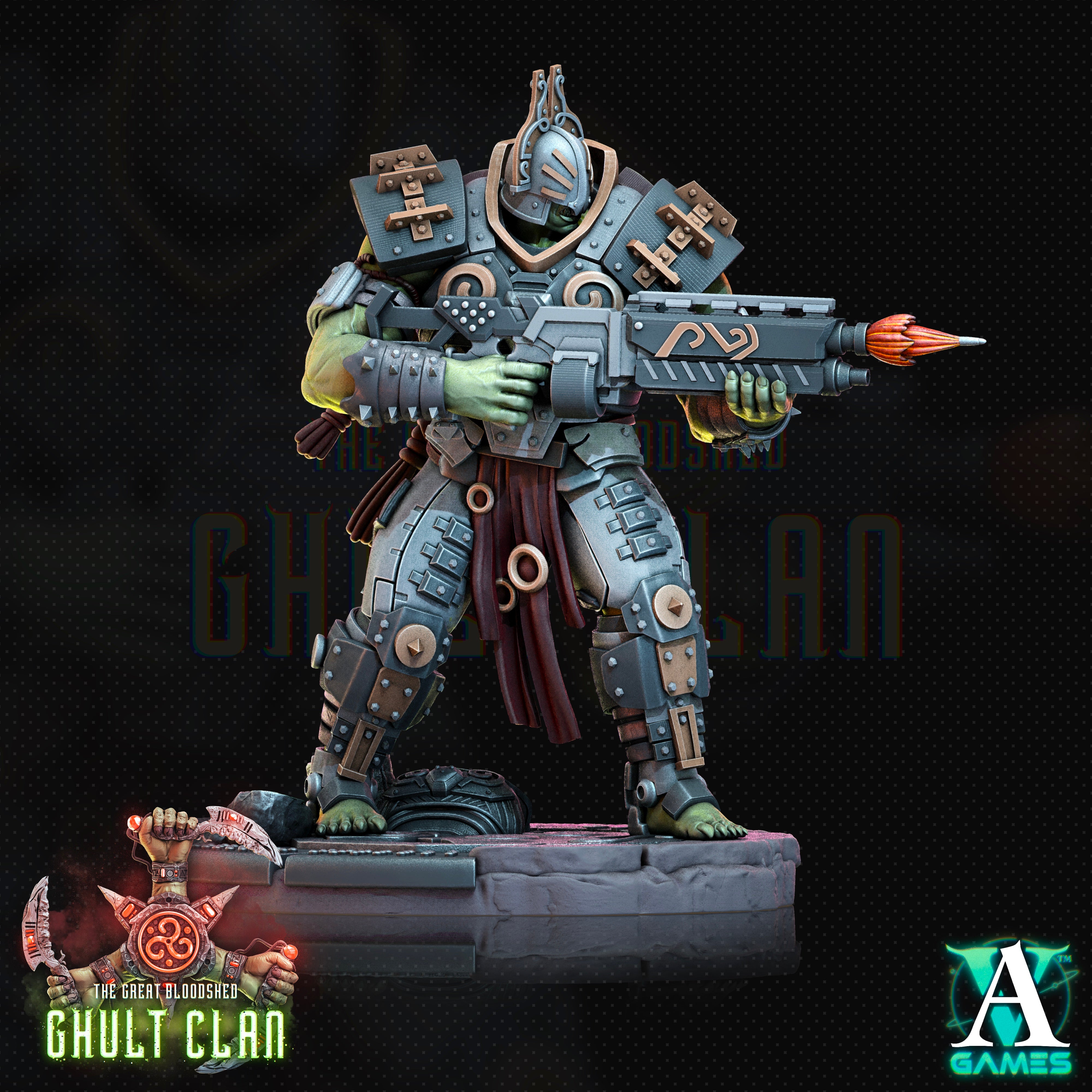 Gallowglass Squad (5) - Ghult Orcs Archvillain Games