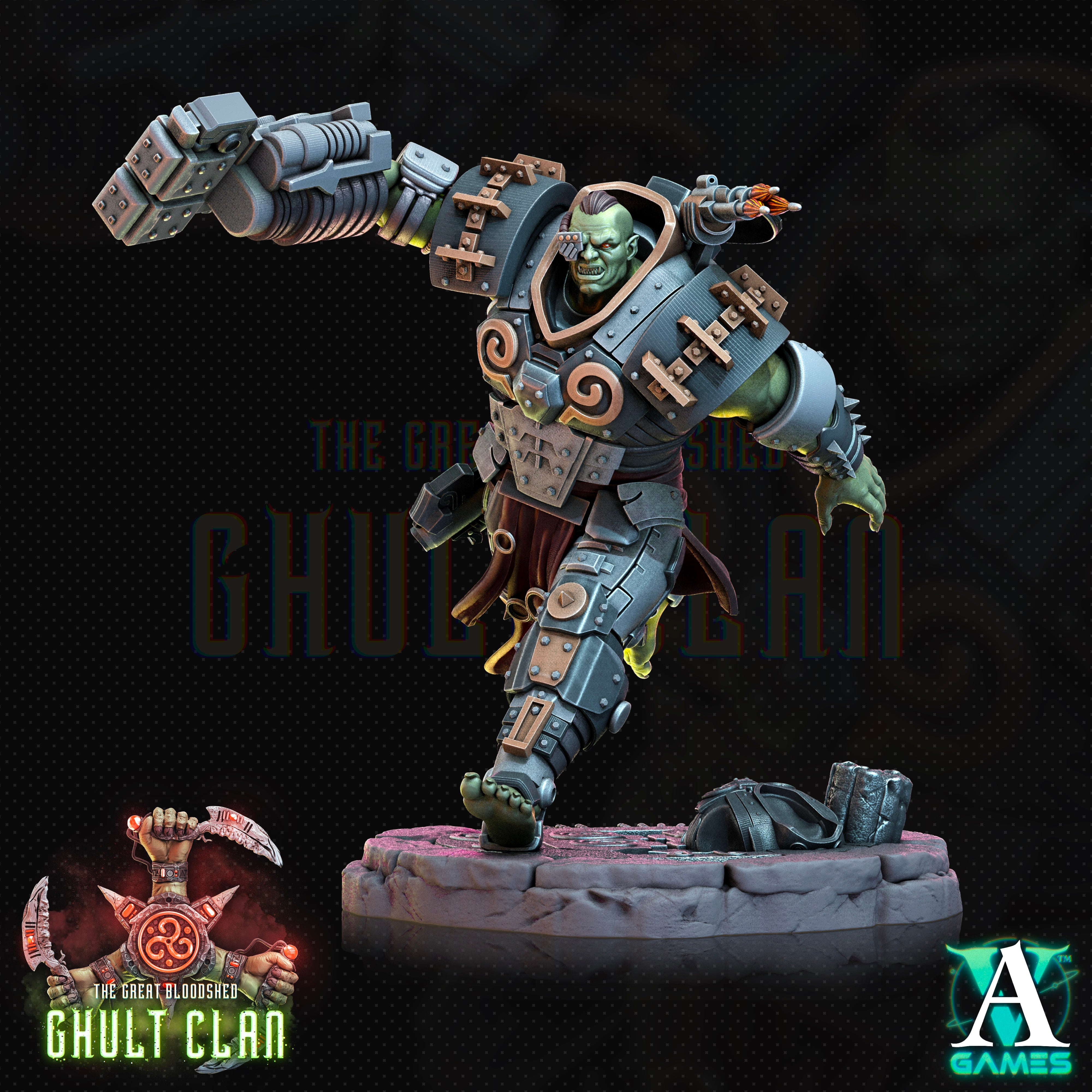 Gallowglass Squad (5) - Ghult Orcs Archvillain Games