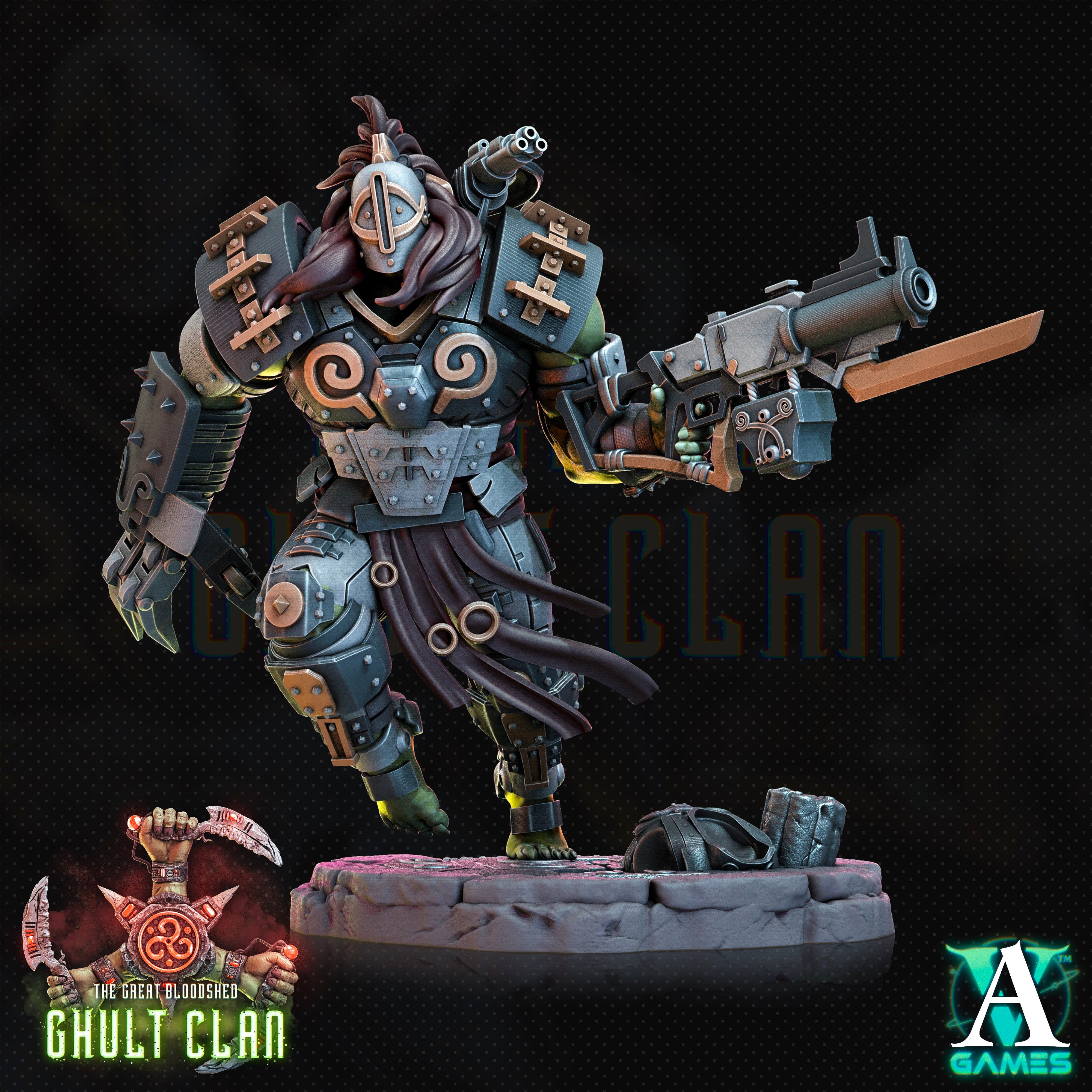 Gallowglass Squad (5) - Ghult Orcs Archvillain Games