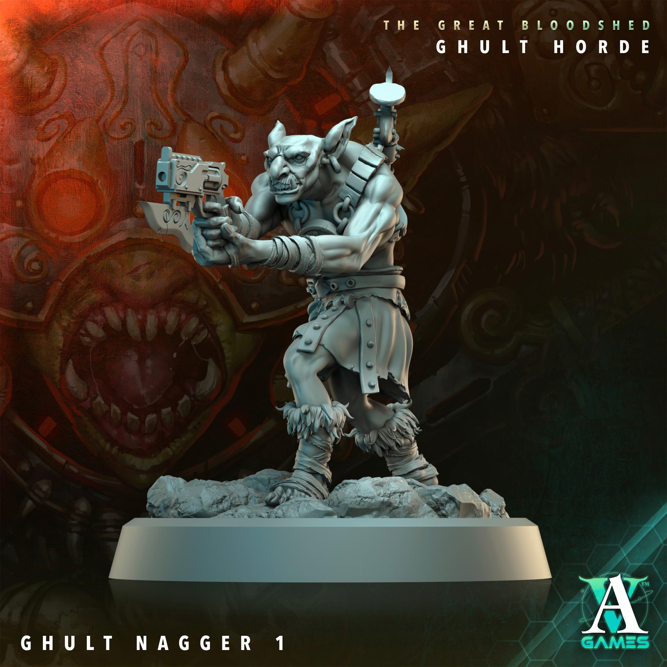 Nagger Squad (5) - Ghult Orcs Archvillain Games