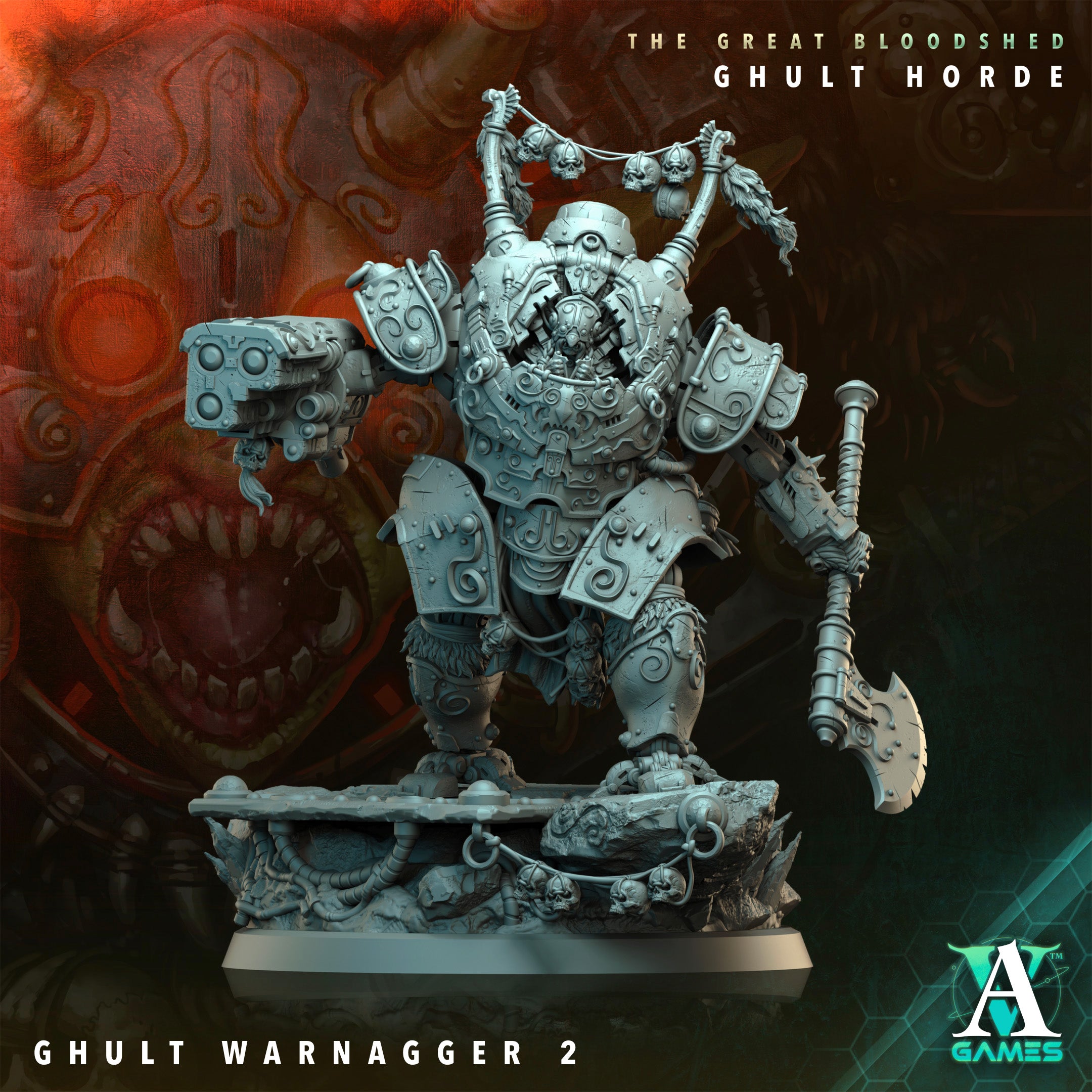 Warnagger Squad (3) - Ghult Orcs Archvillain Games