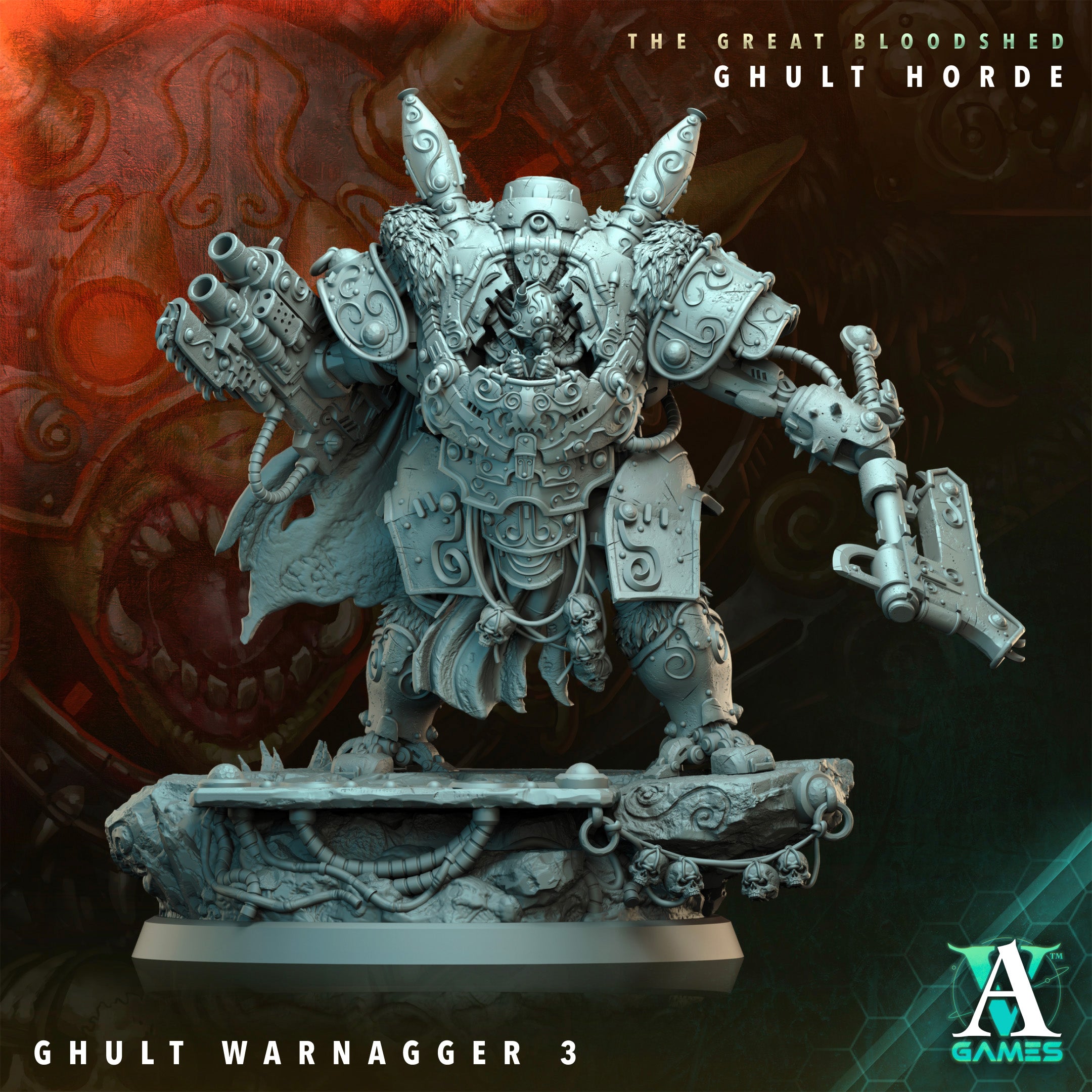 Warnagger Squad (3) - Ghult Orcs Archvillain Games