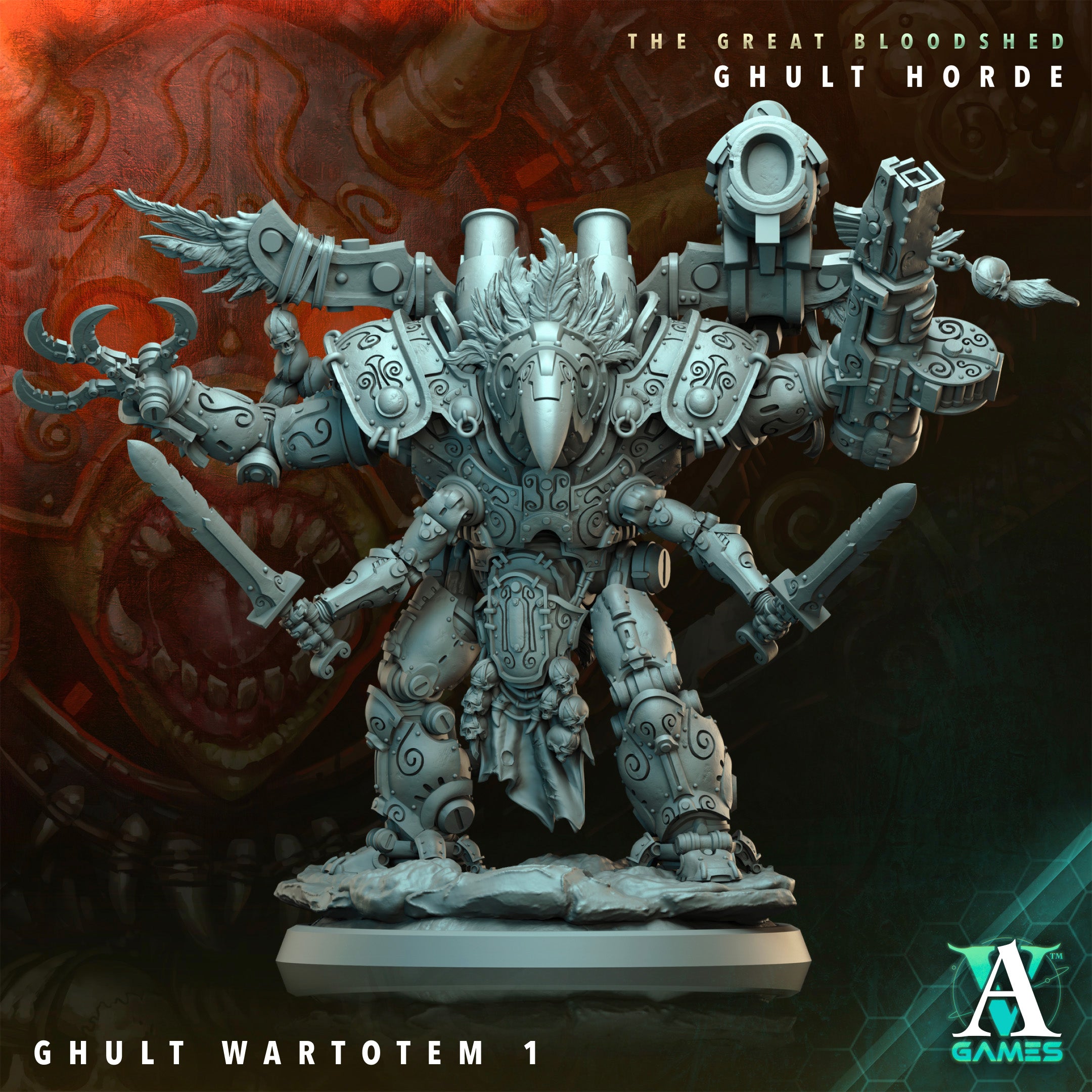 Wartotem - Ghult Orcs Archvillain Games