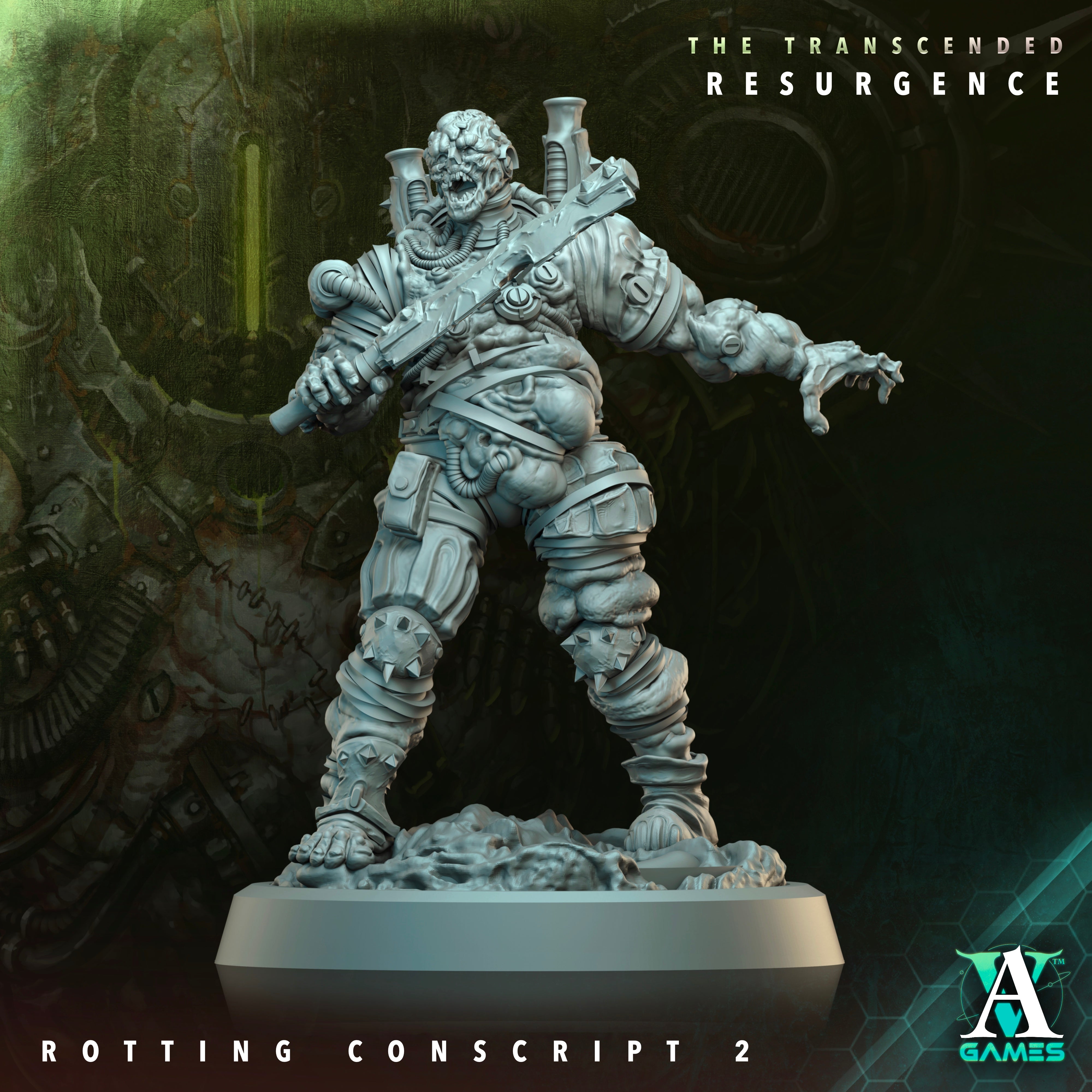 Rotting Conscript Unit (4) - The Transcended Archvillain Games