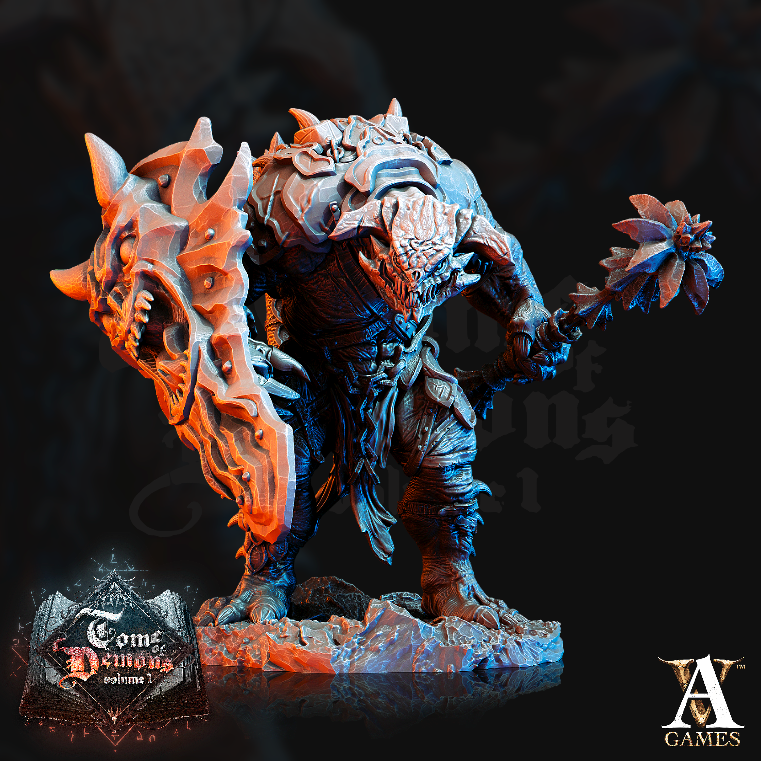 Outworld Vanguard unit (4) - Endbringer Demons Archvillain Games