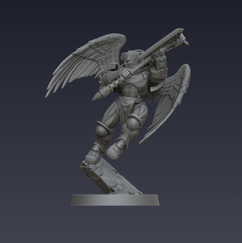 Sanguinary Angel v4 - Bloodbound Cyberbrush 3D Pulse