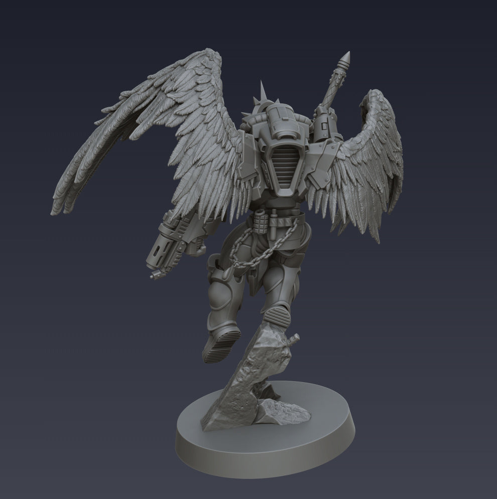 Sanguinary Angel v1 - Bloodbound Cyberbrush 3D Pulse