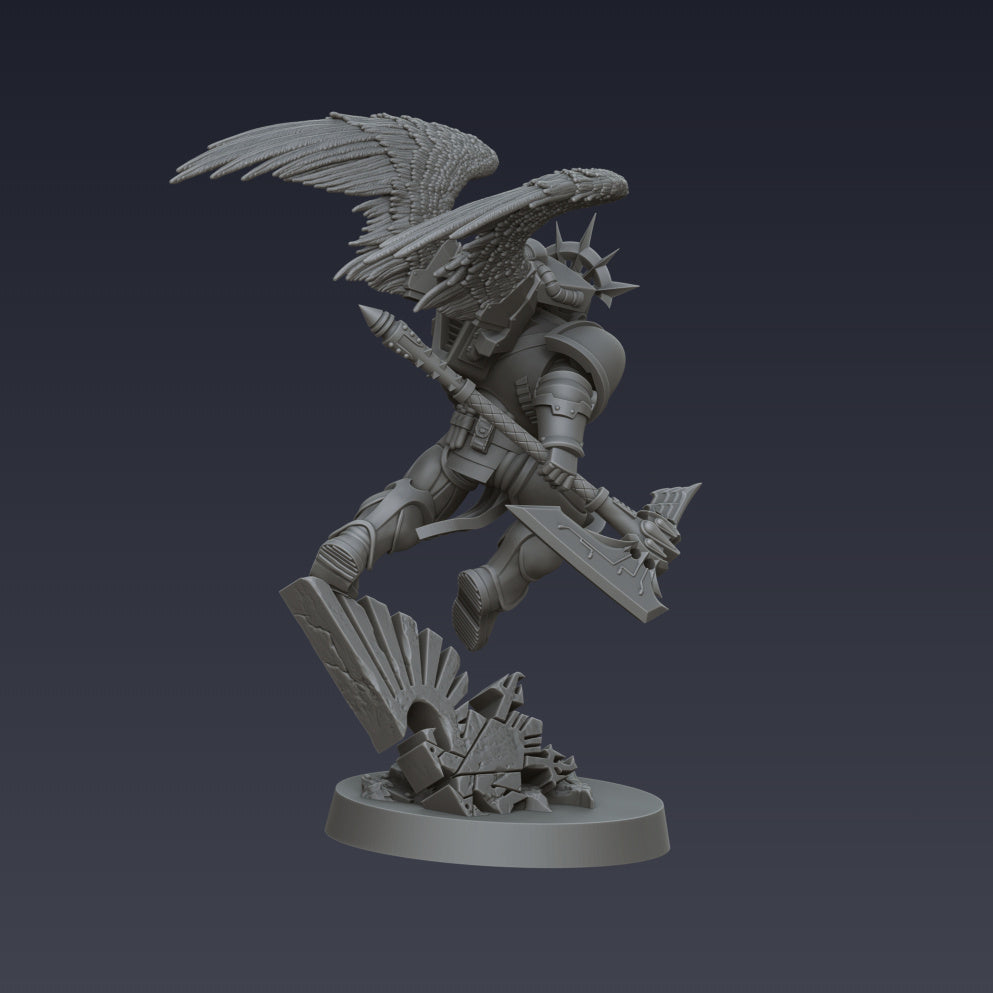 Sanguinary Angel v3 - Bloodbound Cyberbrush 3D Pulse