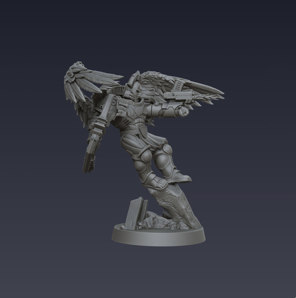 Sanguinary Angel v2 - Bloodbound Cyberbrush 3D Pulse