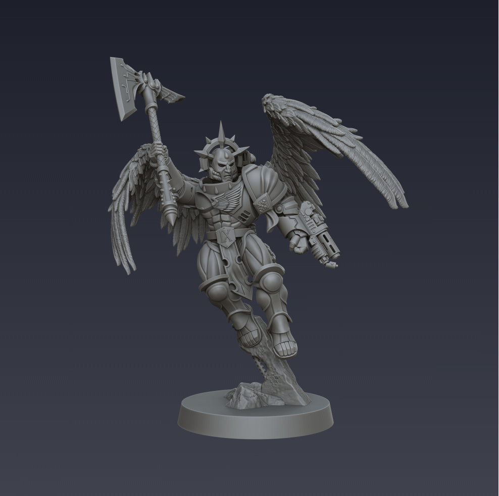 Sanguinary Angel v1 - Bloodbound Cyberbrush 3D Pulse