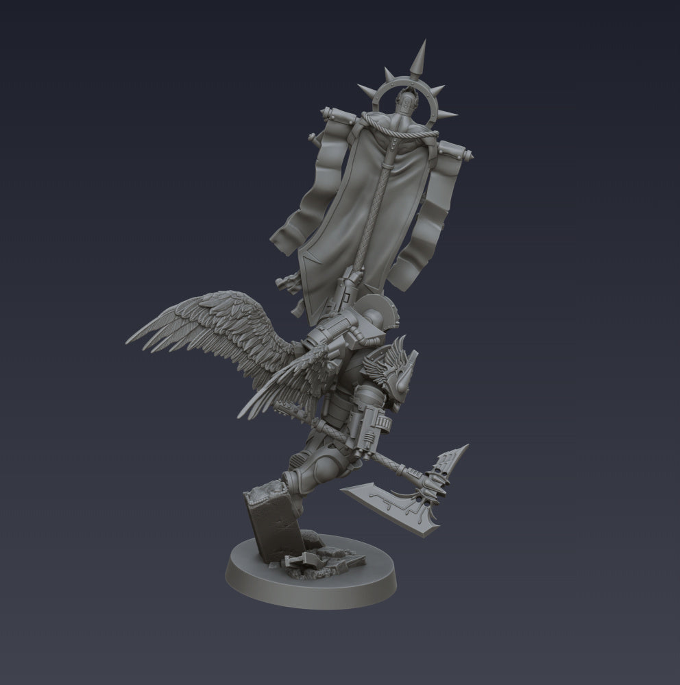 Sanguinary Angel v5 - Bloodbound Cyberbrush 3D Pulse